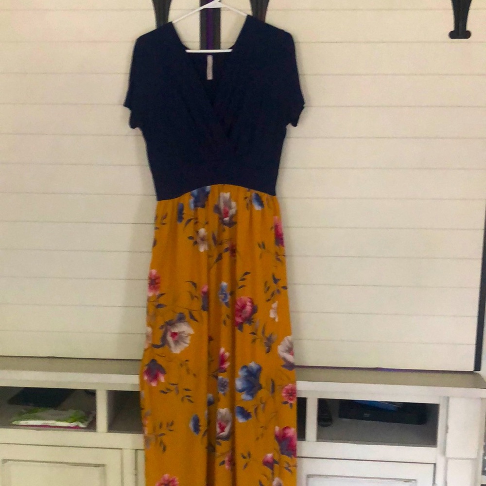 Summer wedding maxi dress